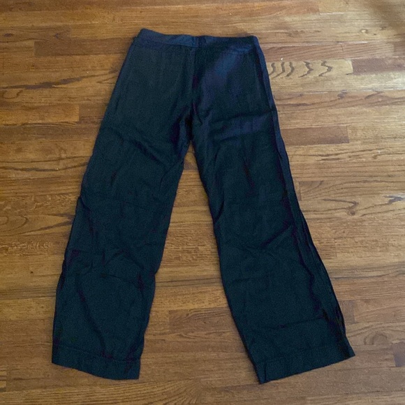 AX Armani Exchange black wide straight leg pant size 6 - Picture 5 of 5